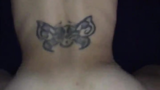 Olivia takin my dark-hued schlong doggy style until I jizm on her culo