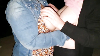 Dogging - In a public realm near the beach we handed another duo.  Part 1