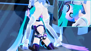 Mantis-X : Futa Cybra x Miku - Face Smash