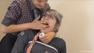 Office gals the restrain bondage payback