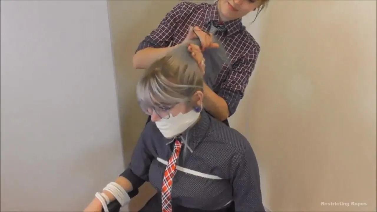 Office gals the restrain bondage payback
