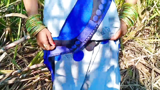 Indian village bhabhi romping outdoor