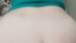 POINT OF VIEW Phat Ass White Girl Rear End in the Shower Part two