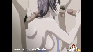 COUGAR bitch gets screwed firm in group sex - Anime Porn.gonzo