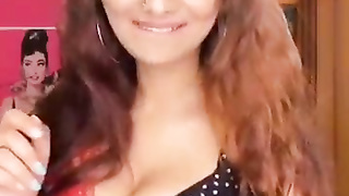 Anvesh Jain flashing her phat breasts