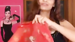 Anvesh Jain flashing her phat breasts