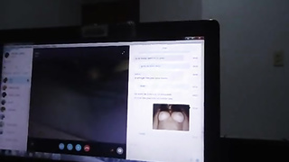 showing the edible wifey on the internet to mate.AVI