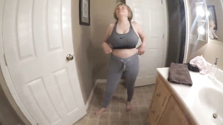 Giant baps excellent bum sporty GILF