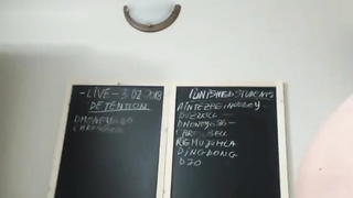 Immense tutor disrobed taunt in classroom live