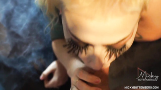 Tattooed teenage Micky Bottenberg POINT OF VIEW plowed by fat schlong