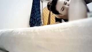 Unexperienced Motel Hookup with Luxurious Slender Lady