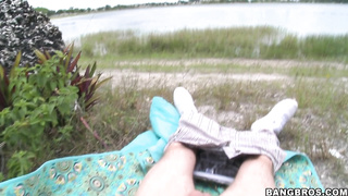 Ava Addams - Hand-Job By The Lake