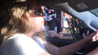 Married chick screwing juicy in the camper and demonstrating off in public, Tai a Kzada loving a pile - accomplish in crimson