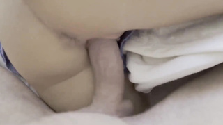 I Jizz in my Step-Sister's Crevasse as briefly as she got out of the douche, and as a bonus I drained off her vagina