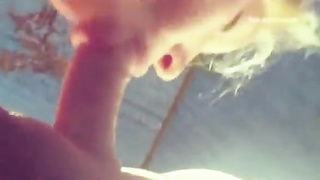 My Chick Sara Inhaling my salami and pummeling her from behind in public then spunking in her gullet