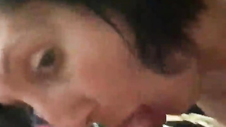 Inebriated duo Jason V and Candid Sandra square off octagon fashion