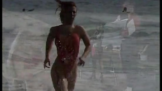 Black-Haired floozie Rocki Roads with humungous bazonkas has transferred her examinations and ended the total course of baywatch