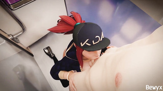 Akali KDA Fellatio