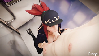 Akali KDA Fellatio