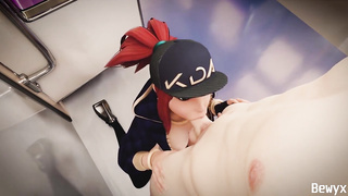 Akali KDA Fellatio