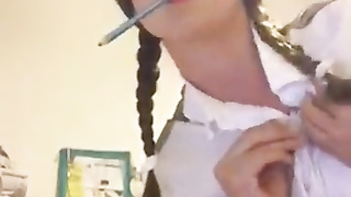 Highly jaw-dropping high-class goth teenager.... 1 part... whatsapp and y nlone conversation