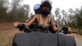 Let me jump on your bike with all my bosoms out.