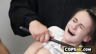 A perv cop arrest a sizzling nubile at the s