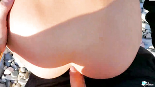 Public Beach Smash In Paradise