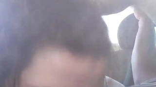 SAM SUMMERS GETS A RAIL AND IS OBLIGED TAKE HER GLASSES OFF TO DEEPTHROAT ON HIS DARK-HUED JIZZ-SHOTGUN FOR HIS HELP