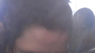 SAM SUMMERS GETS A RAIL AND IS OBLIGED TAKE HER GLASSES OFF TO DEEPTHROAT ON HIS DARK-HUED JIZZ-SHOTGUN FOR HIS HELP