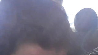 SAM SUMMERS GETS A RAIL AND IS OBLIGED TAKE HER GLASSES OFF TO DEEPTHROAT ON HIS DARK-HUED JIZZ-SHOTGUN FOR HIS HELP