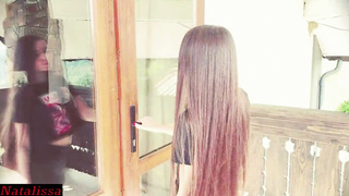 TOTAL! My Step Bro Creampied Me During My Morning Exercise - Natalissa