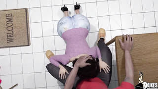 Hefty latina mummy get her donk PENETRATED by son-in-law's homie