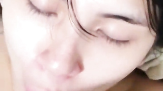 ️ Wonderful ADOLESCENT FLEDGLING highly insane in GORGEOUS pj's DEEP-THROATS ME STIFF and jerks MIGHTY ️