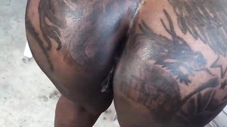 ThickZlove Deep Throats BIG BLACK COCK Outdoors