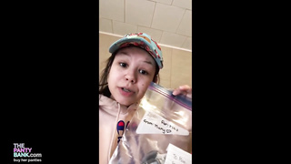 Slightly Legitimate Teenie With Braces Gropes Her Pointy Vag To Ejaculation - ThePantyBank