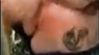 On her knees in living apartment gargling elder guy's jizz-shotgun til she gets a facial cumshot