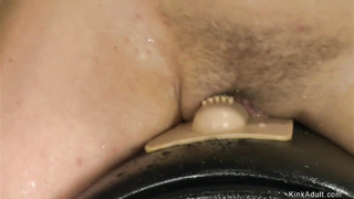 Towheaded squirter humps pulverize machine