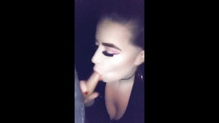 Youthfull teenage gets spitroasted and has public 3some in park with cumwalk