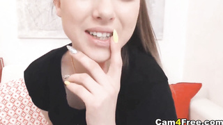 Flexible Blonde Toying Her Sweet Pussy Hole