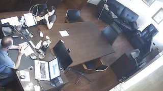Russian Boss Tears Up Assistant At Office Covert Web Cam