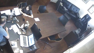 Russian Boss Tears Up Assistant At Office Covert Web Cam