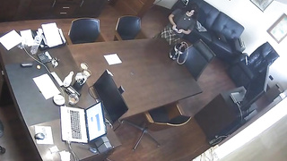 Russian Boss Tears Up Assistant At Office Covert Web Cam