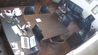 Russian Boss Tears Up Assistant At Office Covert Web Cam