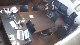 Russian Boss Tears Up Assistant At Office Covert Web Cam