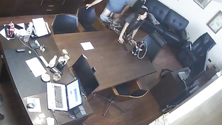 Russian Boss Tears Up Assistant At Office Covert Web Cam