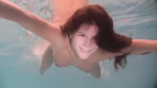 Cool delightful figure teenie Natalia Kupalka swimming bare