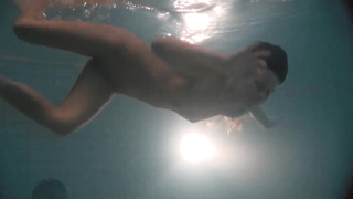 Cool delightful figure teenie Natalia Kupalka swimming bare