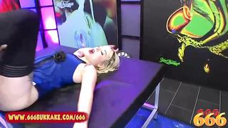 Blue- witnessed blond, Ariella got wettened and plowed rock-hard, because that's how she loves it