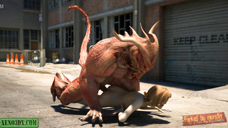 Diablo ravages Light-Haired. Romp with Monster